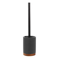 WC-GARNITURA S ŠČETKO - antracit, Basics, umetna masa (9.1/38.5cm) - Homeware