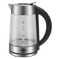 RYCHLOVARNÁ KONVICE - černá/čiré, Design, kov/plast (23/15/27,5cm) - Mican