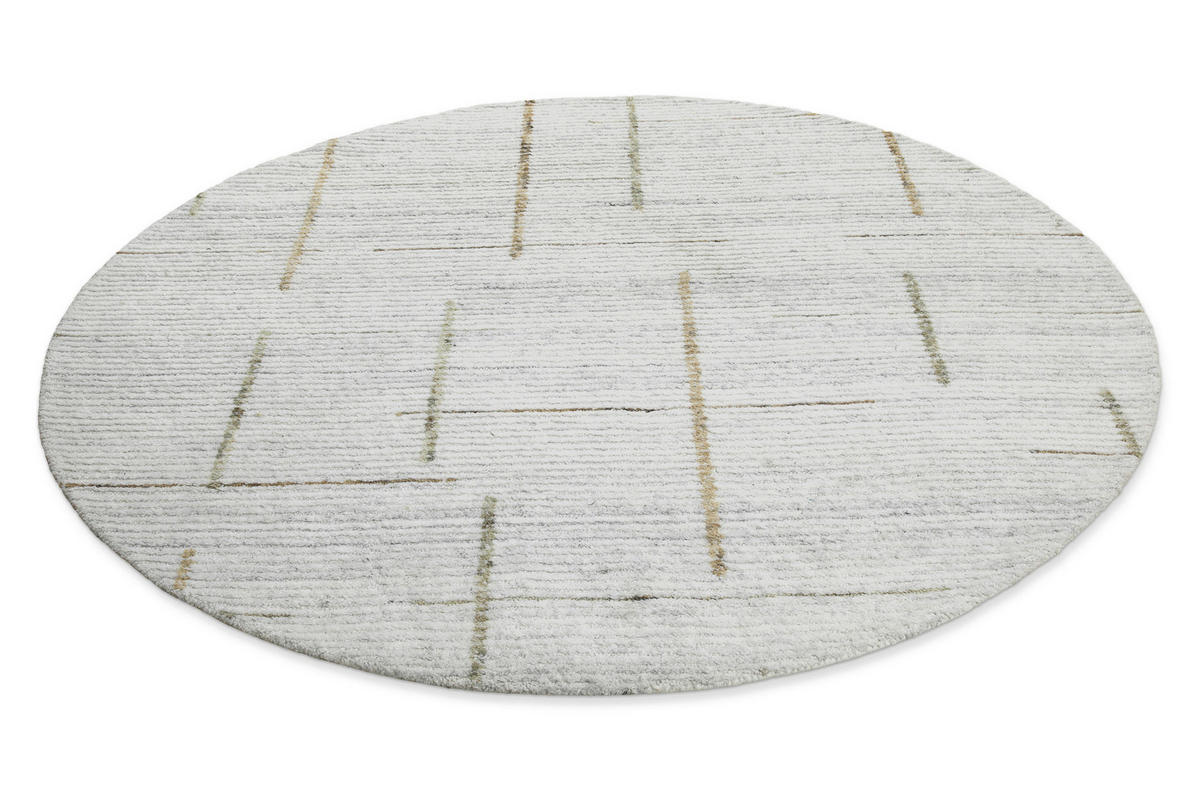 WEBTEPPICH 200 cm Hamptons Twentytwo Creme, Hellgrau, Sandfarben  - Sandfarben/Creme, Design, Textil (200cm) - WECON HOME