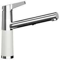 KÜCHENARMATUR 554120POL  - Chromfarben/Weiß, Basics, Stein/Metall (5,2/23,3/20,9cm) - Schock