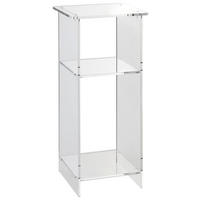 BEISTELLTISCH 33/31/72 cm Klar  - Klar, Design, Kunststoff (33/31/72cm)