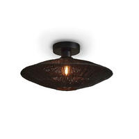 DECKENLEUCHTE    40/40/12 cm  - Schwarz, Trend (40/40/12cm) - Good & Mojo