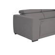 ECKSOFA Anthrazit Struktur  - Anthrazit/Schwarz, Design, Kunststoff/Textil (284/205cm) - Xora