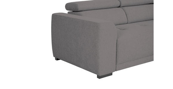 ECKSOFA Anthrazit Struktur - Anthrazit/Schwarz, Design, Kunststoff/Textil (284/205cm) - Xora