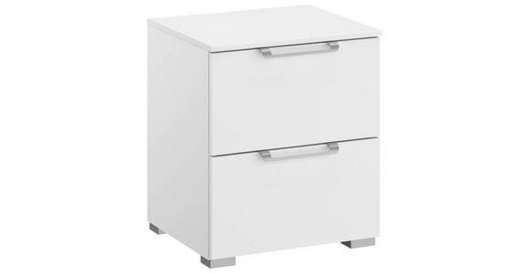 NACHTSCHRANK 40/49/42 cm - Silberfarben/Alufarben, Design, Holzwerkstoff/Kunststoff (40/49/42cm) - Novel