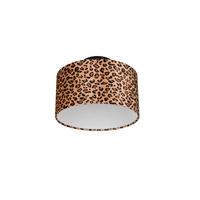 DECKENLEUCHTE Pardina 30/21 cm   - Hellbraun/Beige, LIFESTYLE, Textil/Metall (30/21cm)