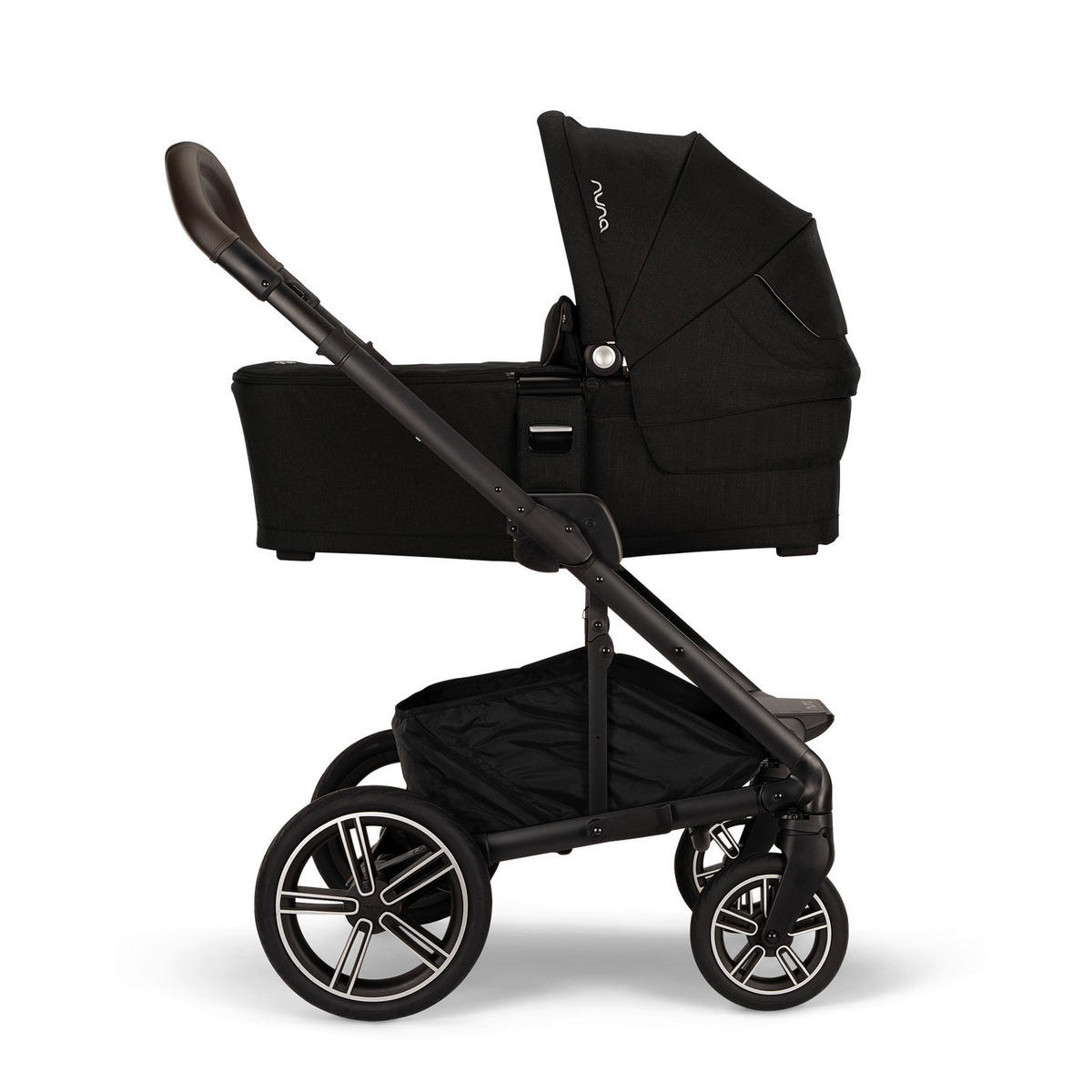 KINDERWAGENSET  MIXX NEXT  CAVIAR  - Schwarz, Basics, Kunststoff/Textil (60/110/82cm) - Nuna