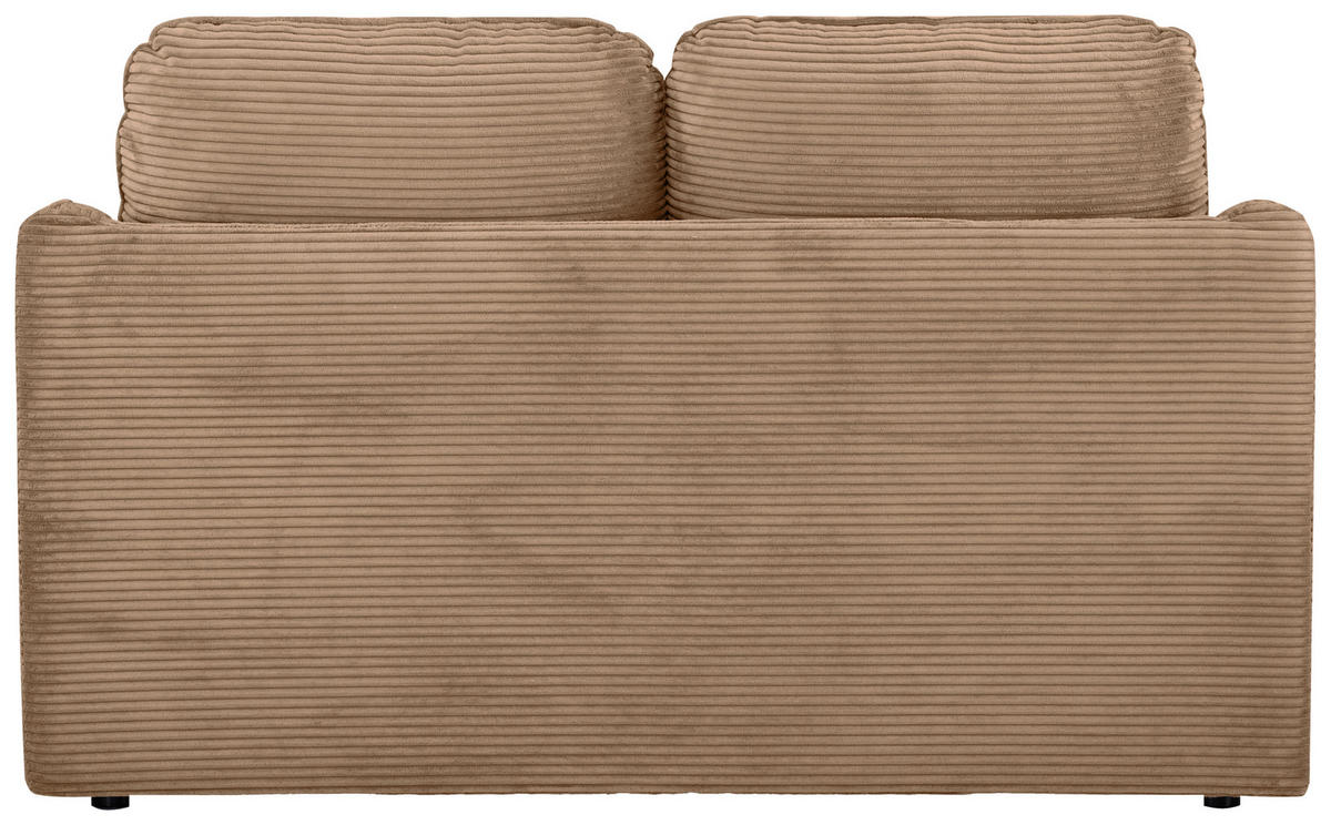 SCHLAFSOFA Cord Altrosa  - Schwarz/Altrosa, MODERN, Kunststoff/Textil (139/84/72cm) - MID.YOU