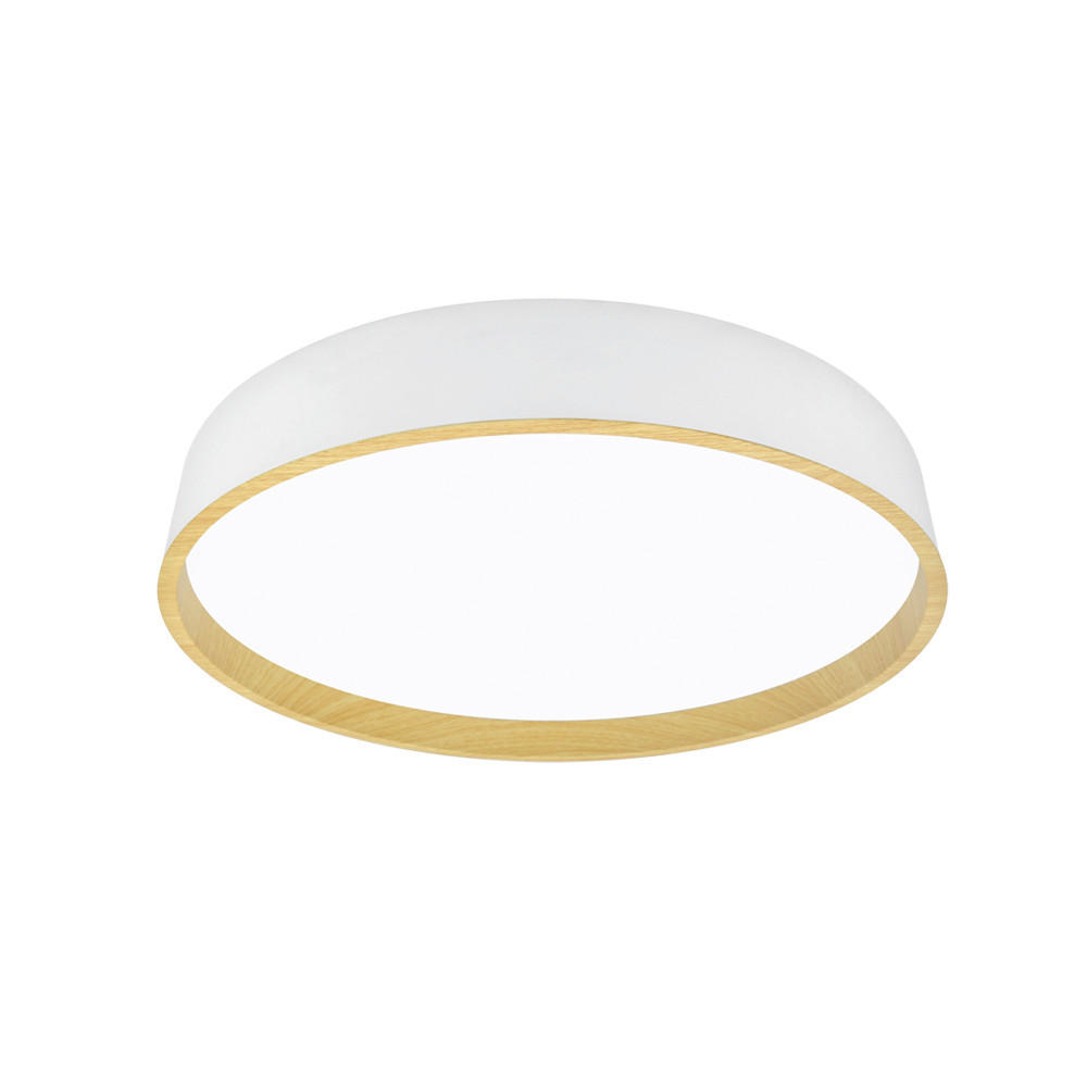 STROPNÍ LED SVÍTIDLO, 50/8 cm  - bílá, Basics, kov/plast (50/8cm)
