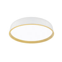 STROPNÍ LED SVÍTIDLO, 50/8 cm  - bílá, Basics, kov/plast (50/8cm)