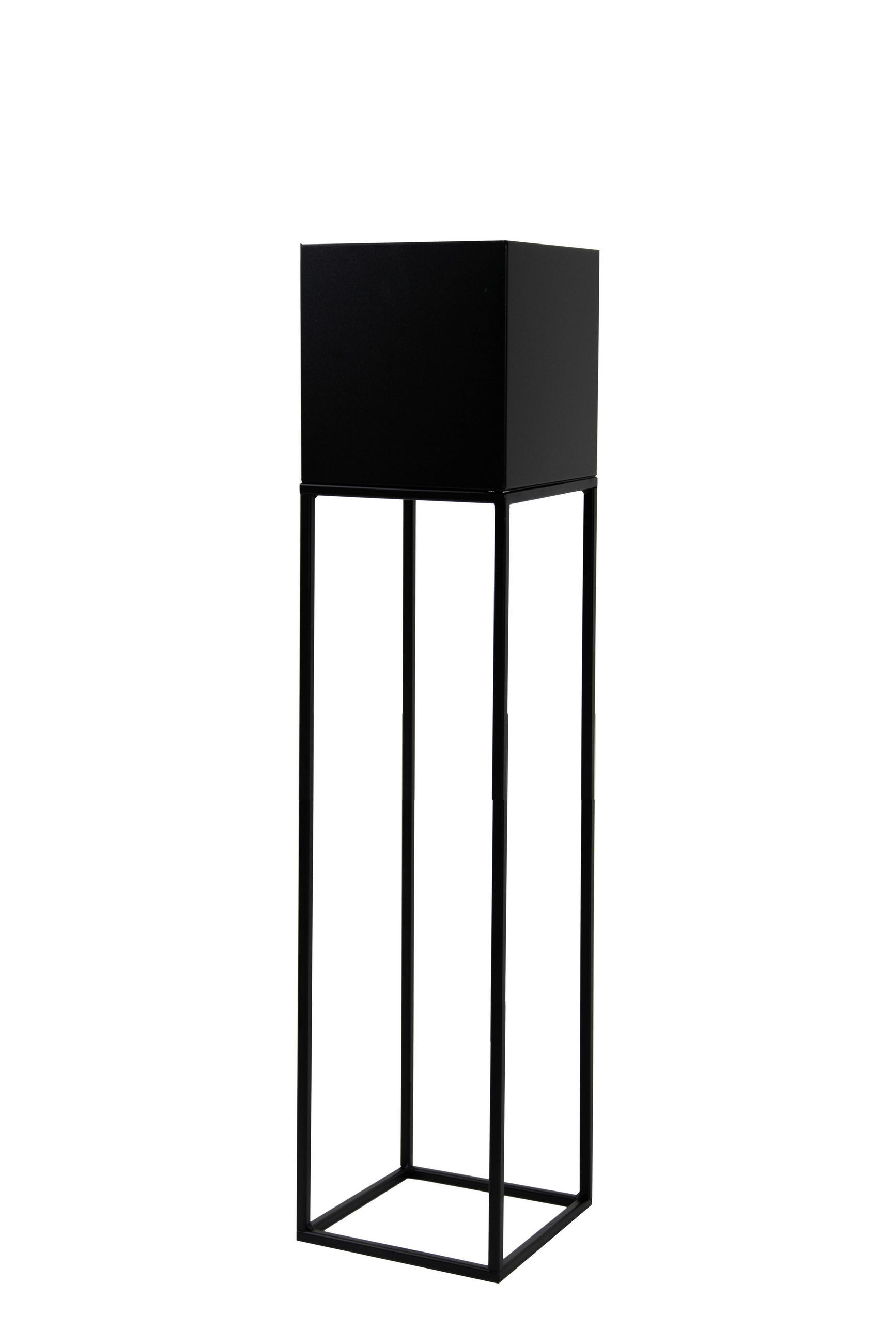 BLUMENSTÄNDER in Metall  - Schwarz, Basics, Metall (19/87/19cm)