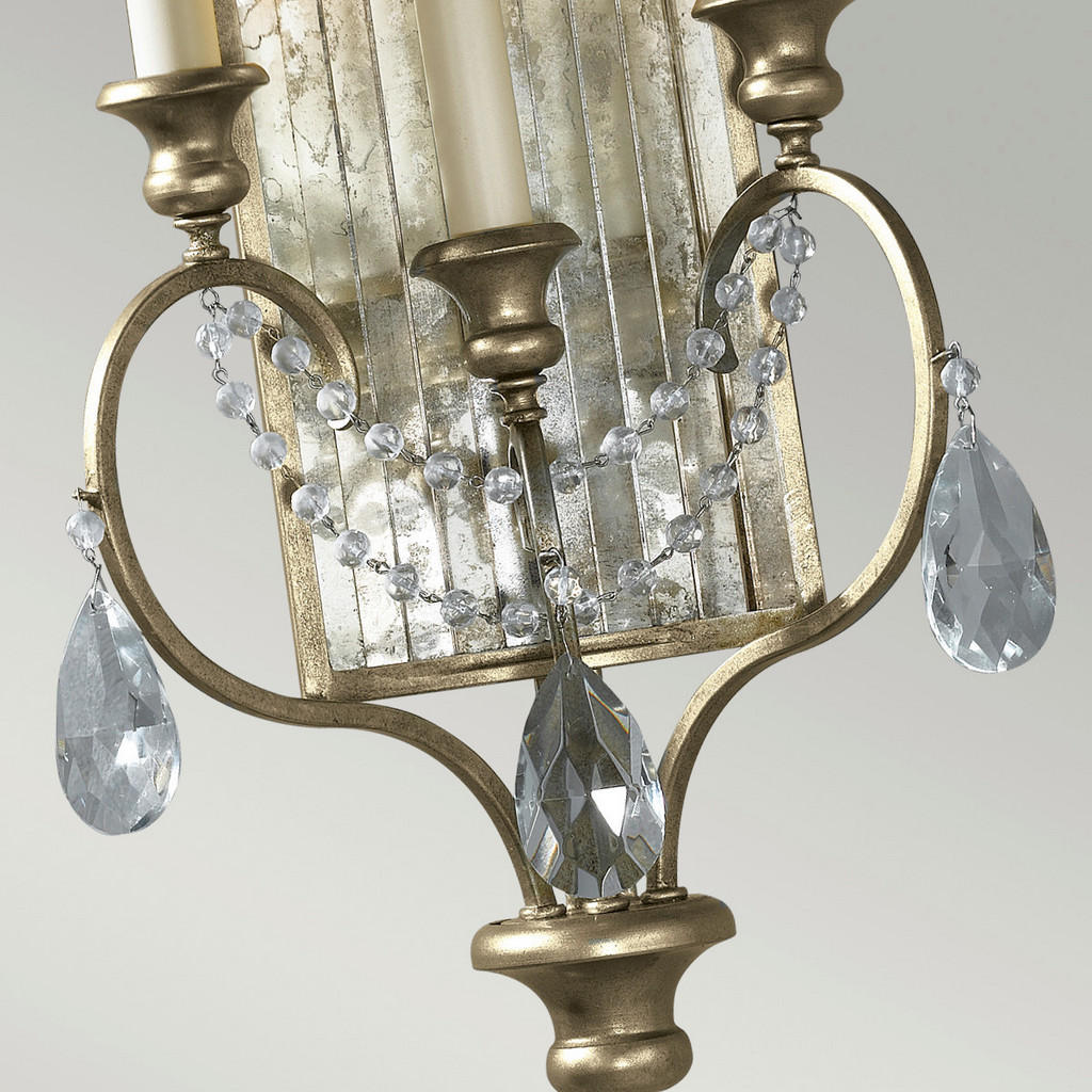 Thumbnail - Elstead Lighting Wandleuchte Elstead Gianna, Silber, Metall, 11.4x69.2x27 cm, Grüner Punkt, RoHS, Lampen & Leuchten, Inn...