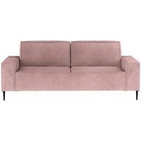 SCHLAFSOFA in Webstoff Mauve  - Mauve/Schwarz, Design, Textil/Metall (240/89/103cm) - Ti'me