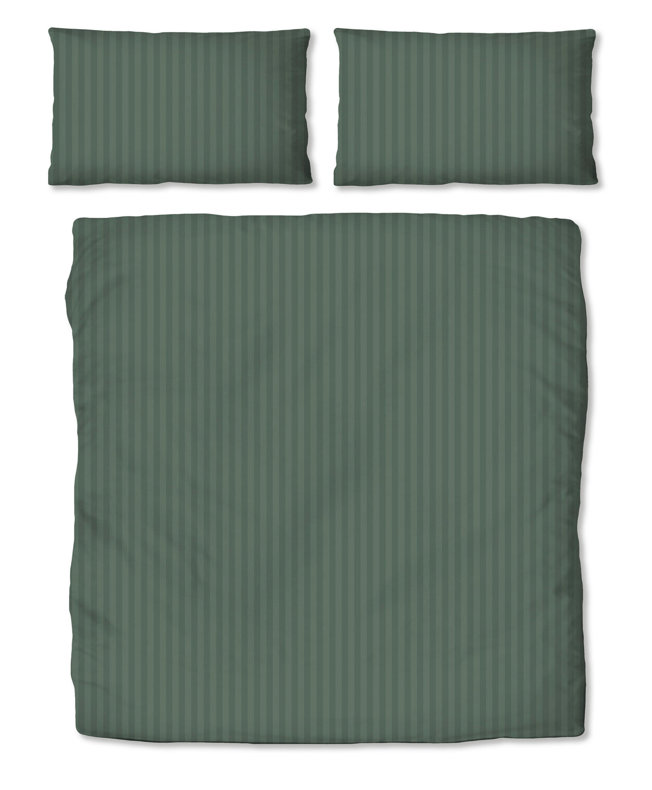 BETTWÄSCHESET 2-teilig Damast 200/210 cm  - Salbeigrün, Konventionell, Textil (200/210cm) - Dieter Knoll