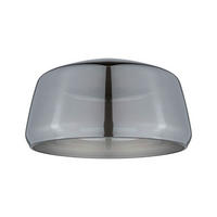 SCHIENENSYSTEM-LEUCHTENSCHIRM - Grau, Basics, Glas (23/12,4cm) - Paulmann