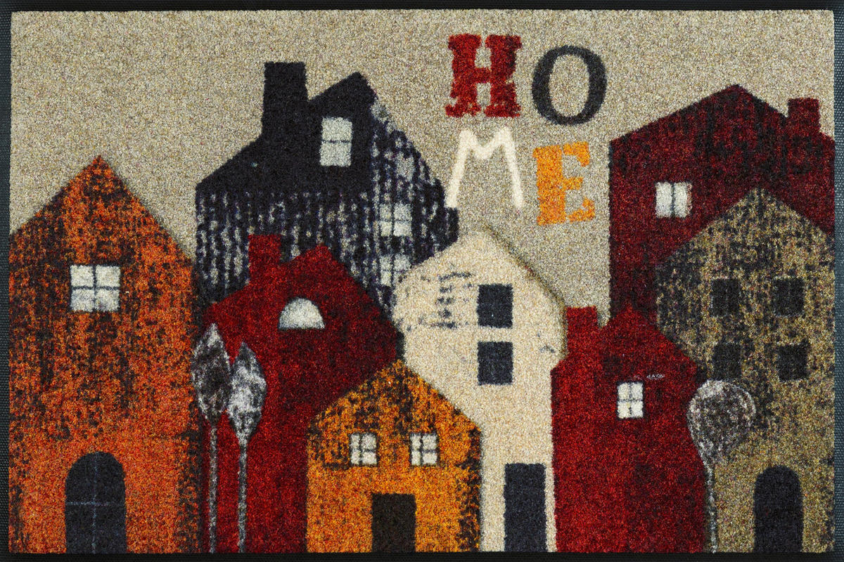 FUßMATTE 50/75 cm Home Stories  - Beige, Trend, Kunststoff/Textil (50/75cm) - wash+dry