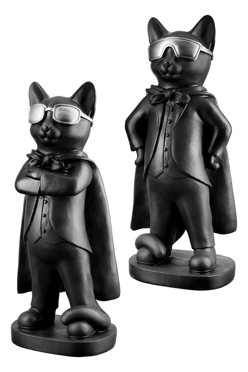 DEKOKATZE - Schwarz, Basics, Kunststoff (10/13/30cm)
