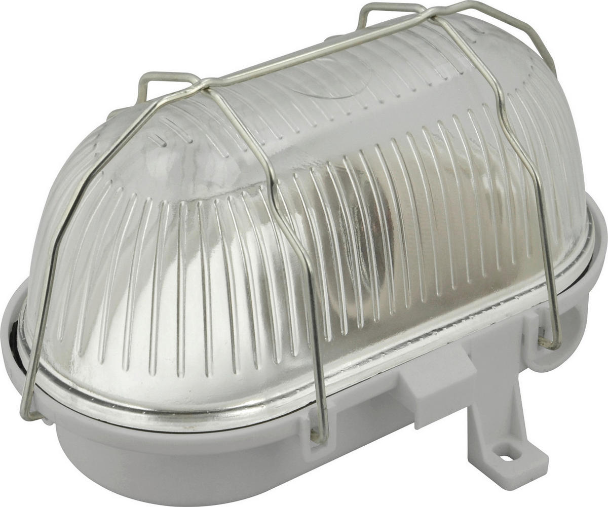 AUßENWANDLEUCHTE 17.5/12.5/11 cm   - Grau, Basics, Glas/Kunststoff (17.5/12.5/11cm)