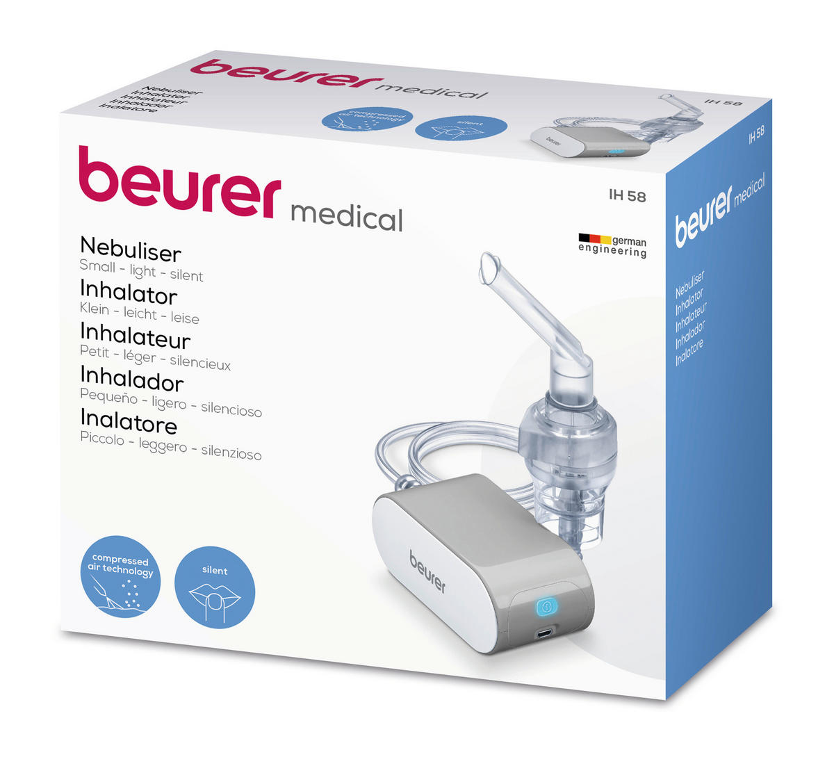 INHALATOR  - Anthrazit, Basics (19/16/8cm) - Beurer