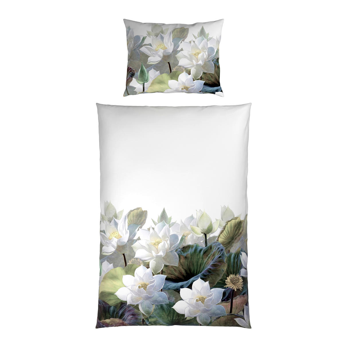 POSTELJINA SA DVA LICA MONETTE 140/200 cm saten bela  - bela, Osnovno, tekstil (140/200cm) - Esposa