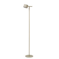 STEHLEUCHTE 20/26/130 cm    - Braun, Design, Metall (20/26/130cm) - Lucide