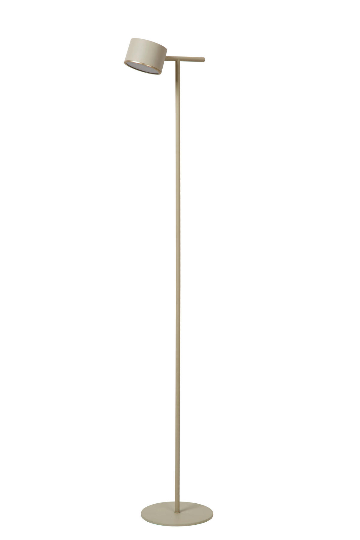 STEHLEUCHTE 20/26/130 cm    - Braun, Design, Metall (20/26/130cm) - Lucide