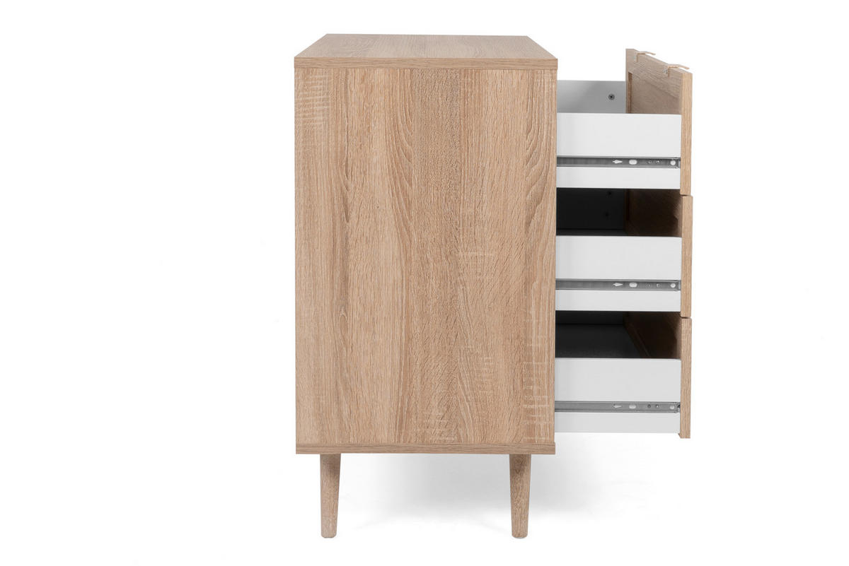 KOMMODE  in 80/80/40 cm  - Sonoma Eiche, Natur, Holz/Holzwerkstoff (80/80/40cm) - MID.YOU