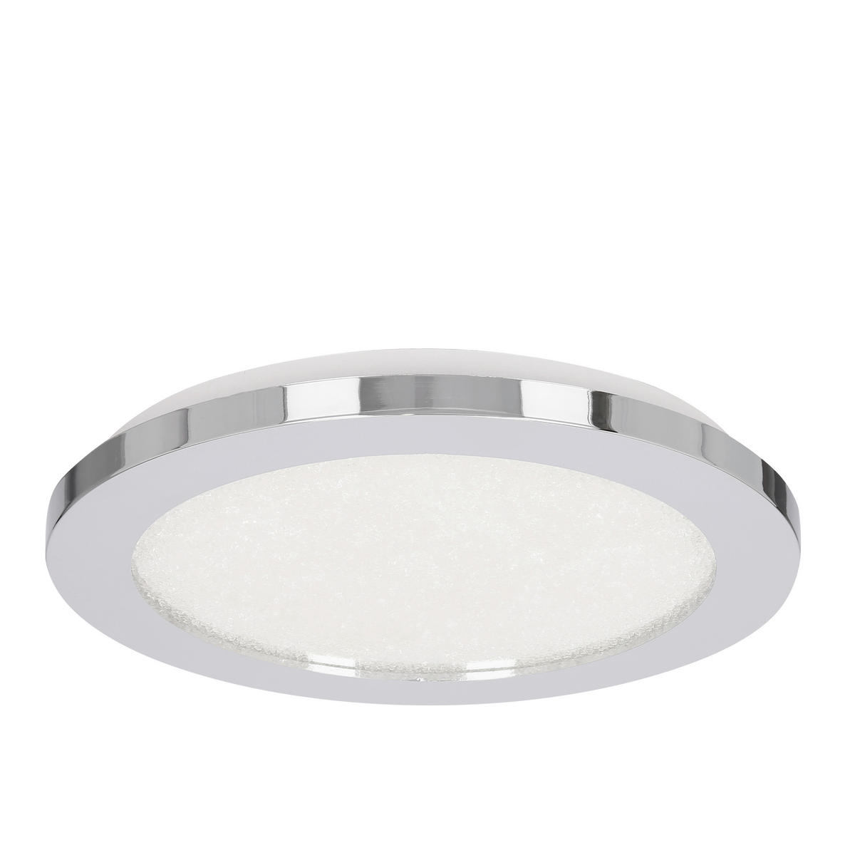 LED-DECKENLEUCHTE 22.5/22.5/2.7 cm   - Chromfarben, KONVENTIONELL, Kunststoff (22.5/22.5/2.7cm)