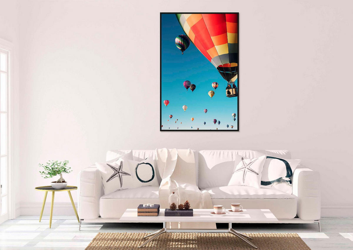 BILD 98/148 cm  - Multicolor/Schwarz, Design, Holz/Kunststoff (98/148cm)