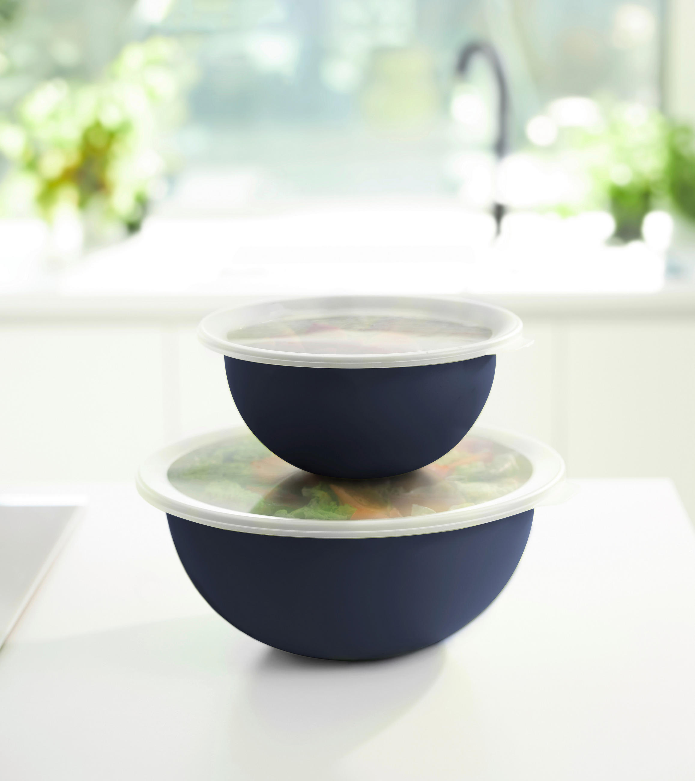 SCHÜSSEL   - Dunkelblau, KONVENTIONELL, Kunststoff (24/11,6cm) - Rotho