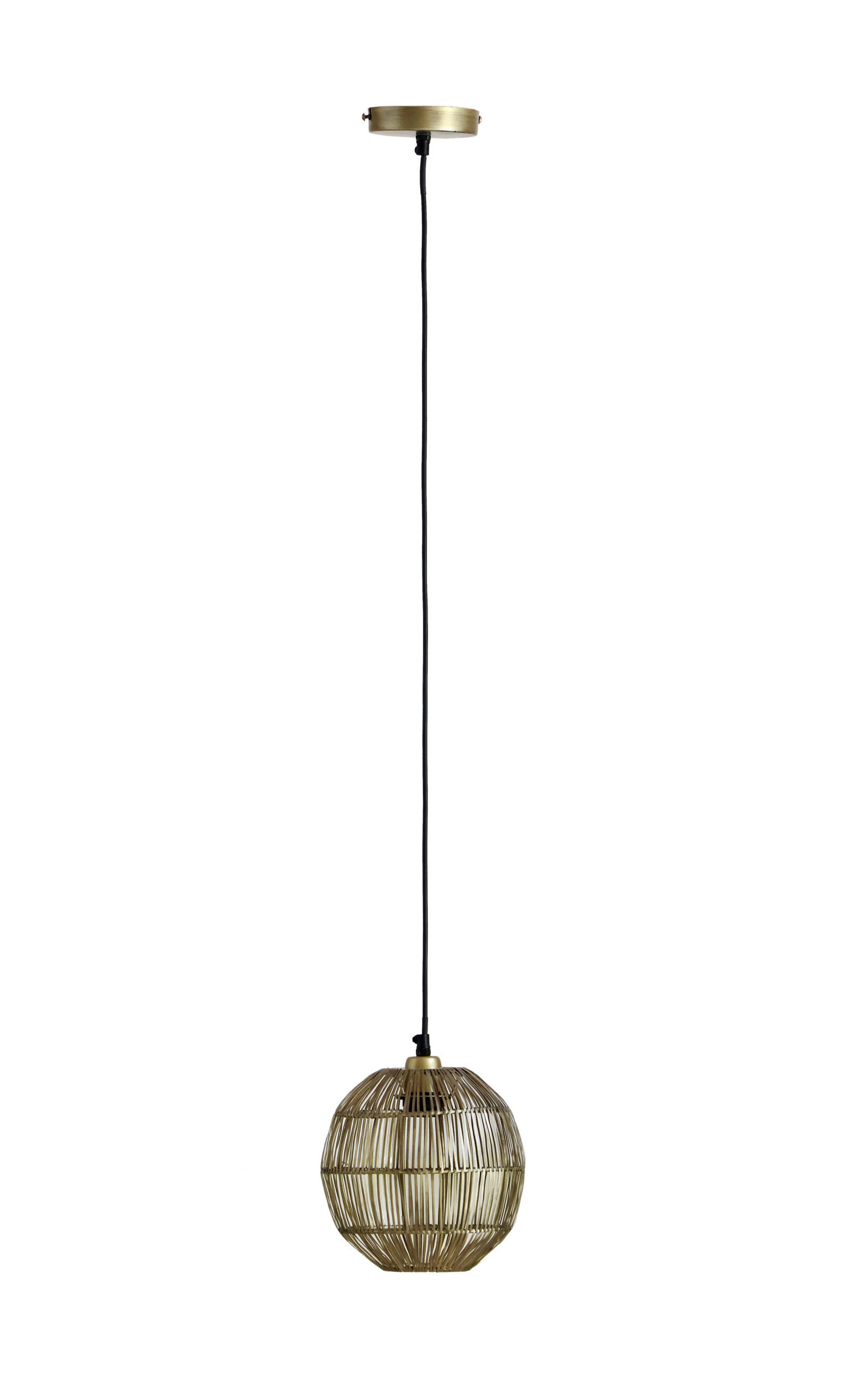 HÄNGELEUCHTE 20/120 cm - Messingfarben, KONVENTIONELL, Metall (20/120cm) - Globo