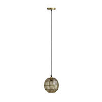 HÄNGELEUCHTE 20/120 cm    - Messingfarben, Konventionell, Metall (20/120cm) - Globo