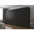DREHTÜRENSCHRANK 400/223/61 cm,  in Graphitfarben, 8-türig  - Graphitfarben, Basics, Holzwerkstoff/Metall (400/223/61cm) - Novel