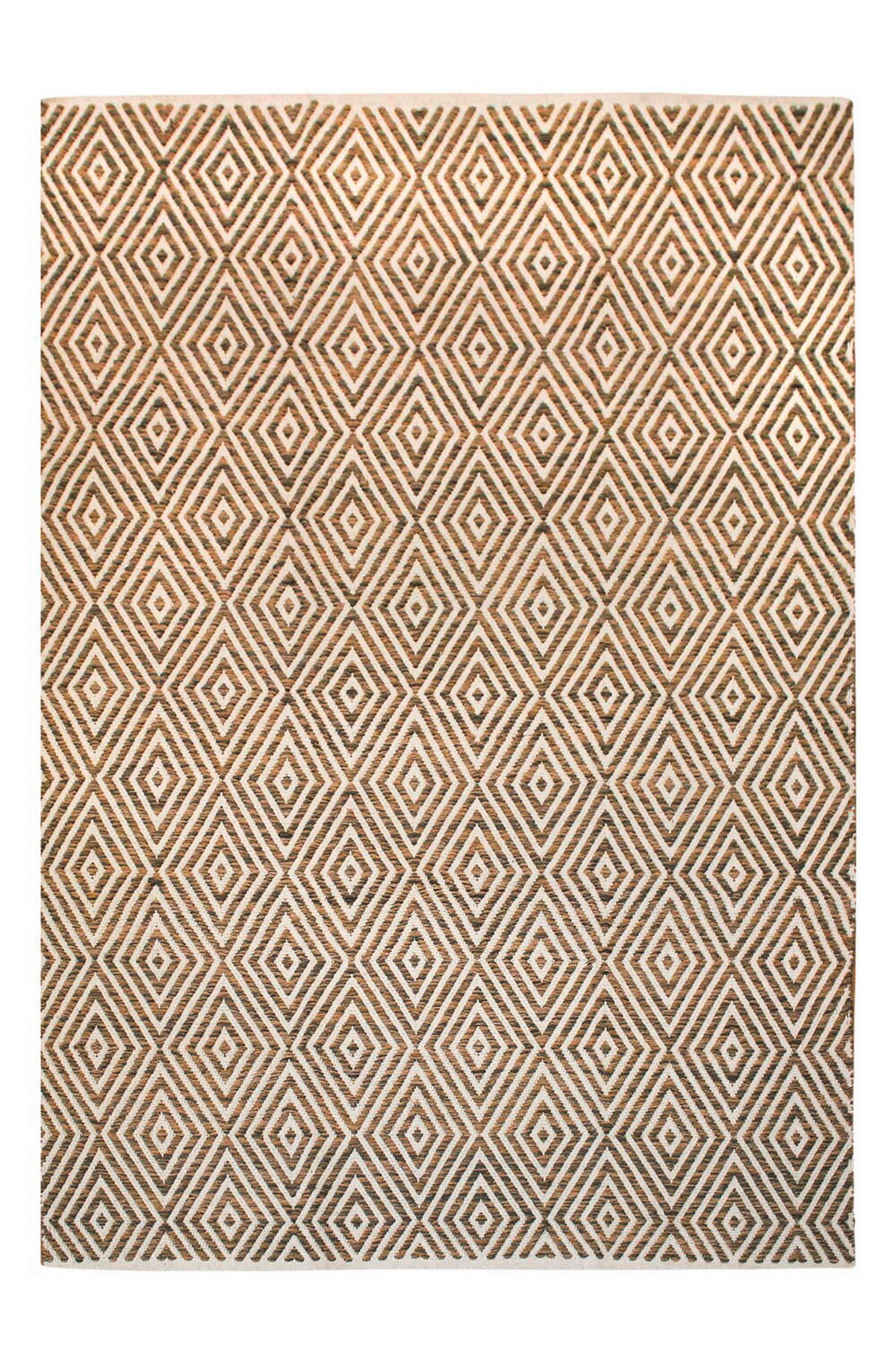 FLACHWEBETEPPICH 80/150 cm Aperitif 310 Beige / Braun Braun, Beige  - Beige/Braun, KONVENTIONELL, Textil (80/150cm)
