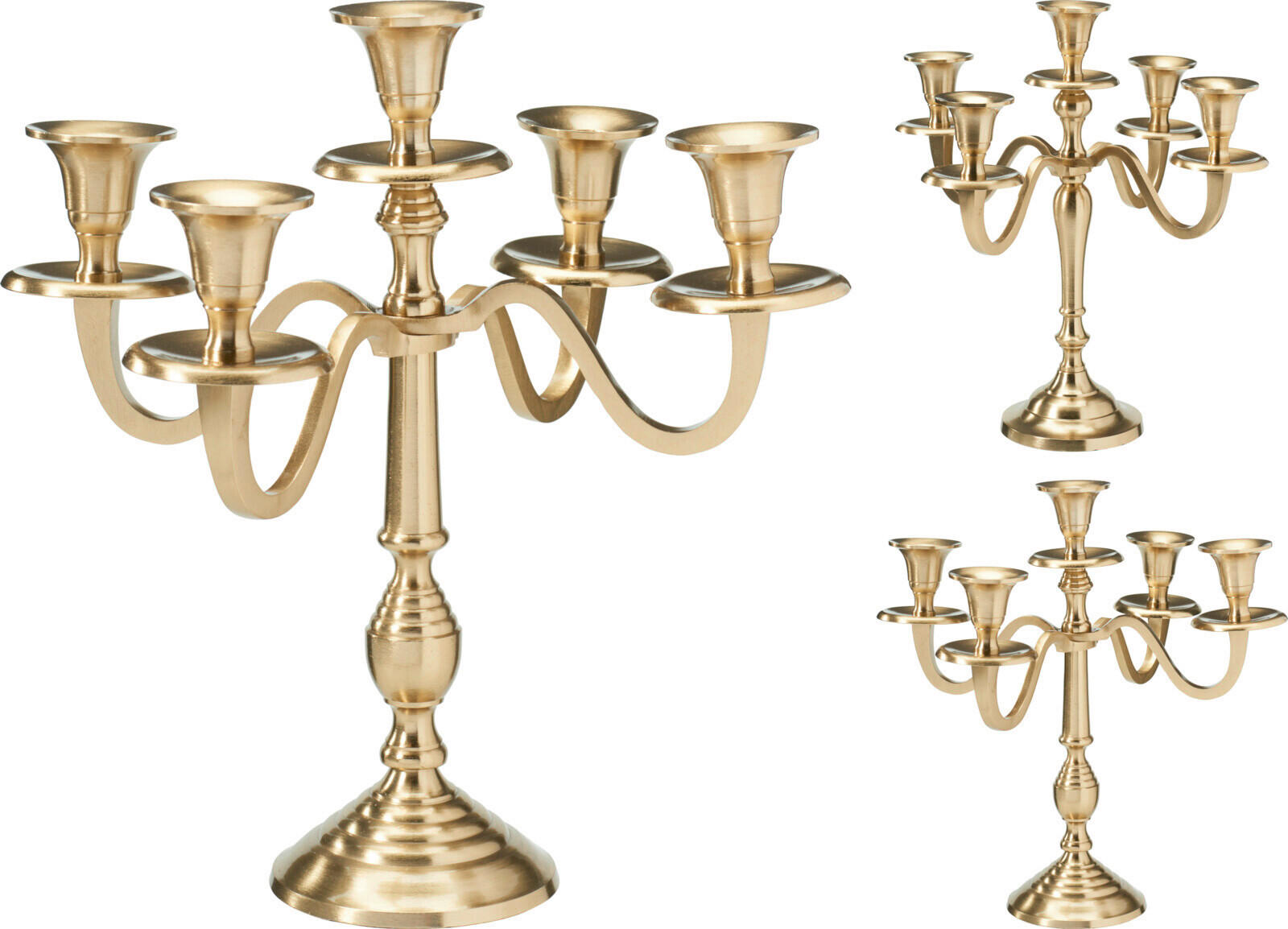 STOJAN NA SVÍČKY  kov - Basics, kov (29/29/30cm)