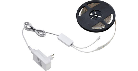 LED-STRIP 500 cm - Weiß, LIFESTYLE, Kunststoff (500cm) - Boxxx