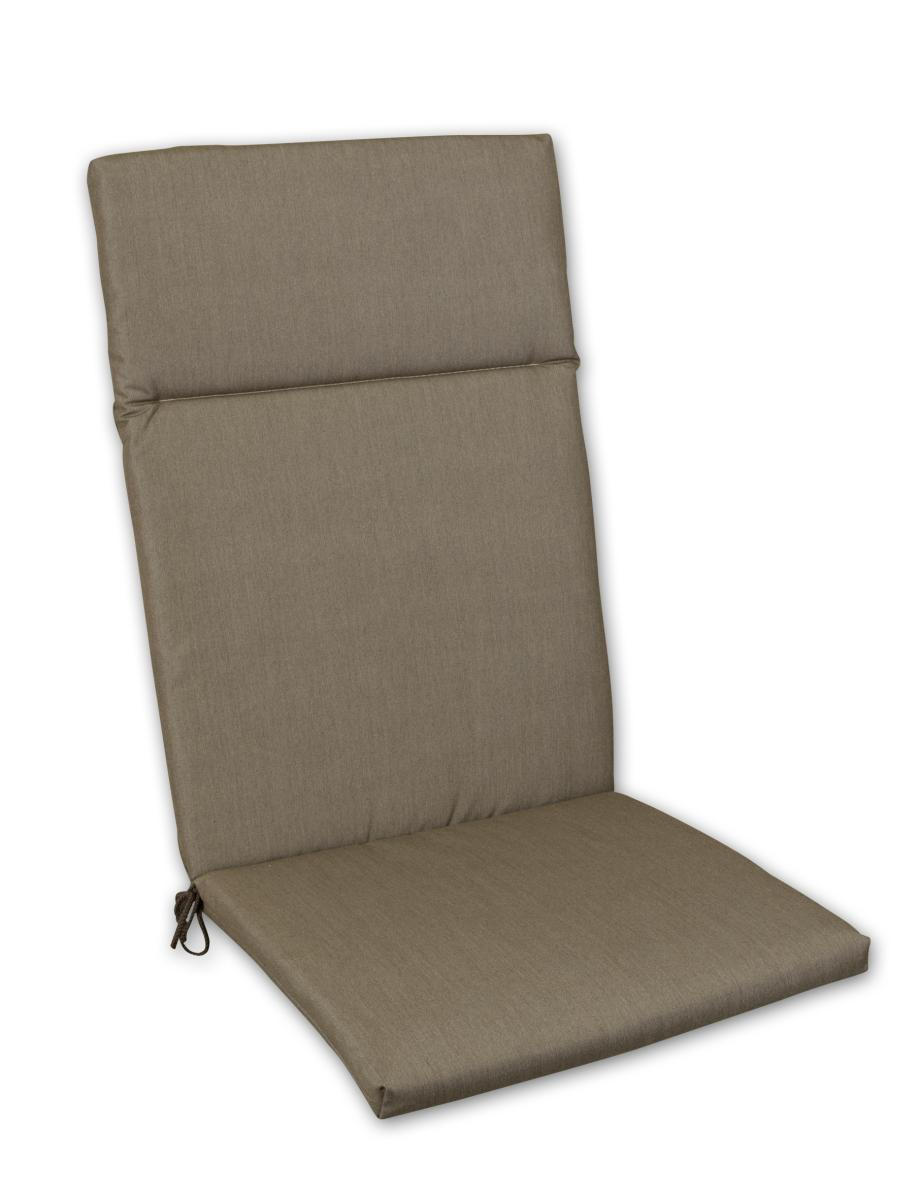 SESSELAUFLAGE Uni  - Hellbraun, Design, Textil (50/4/120cm)