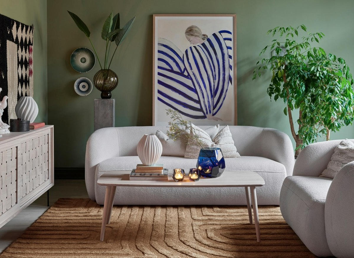 SOFFBORD i trä 130/55/45 cm  - ek Bianco, Modern, trä (130/55/45cm) - Niels Andersson