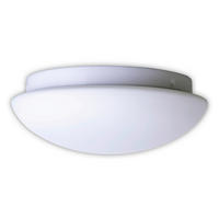 LED-DECKENLEUCHTE 25,5/10 cm   - Weiß, Basics, Glas/Metall (25,5/10cm) - Näve