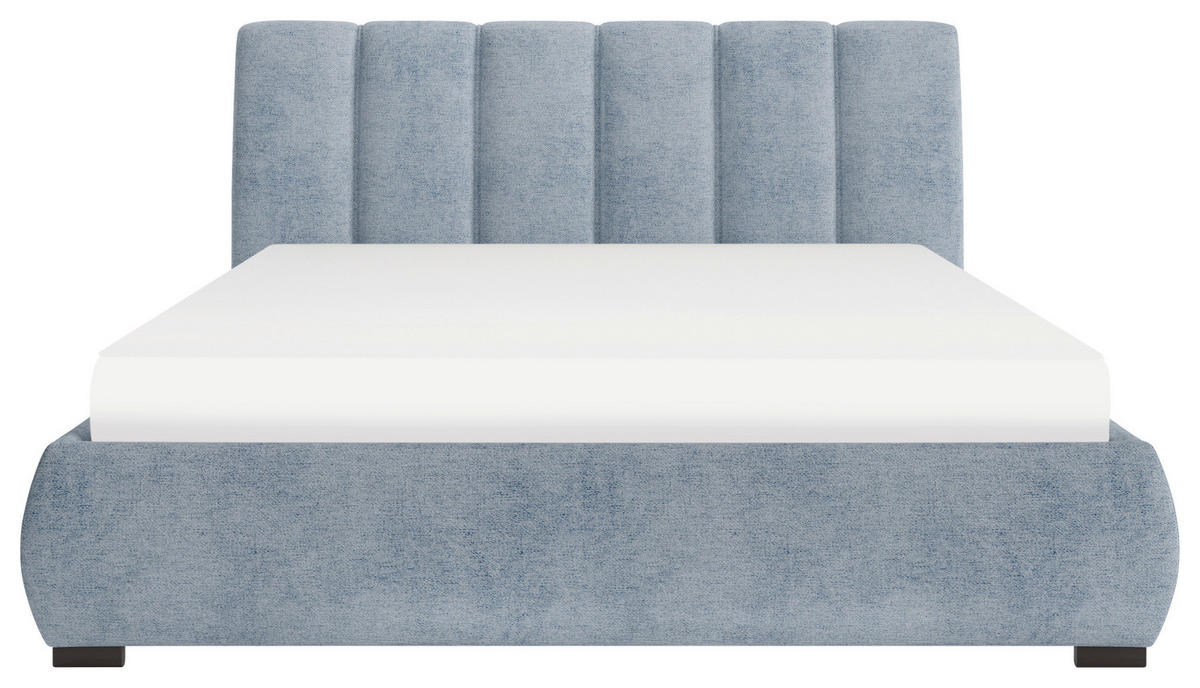 POLSTERBETT 140/200 cm  in Blau  - Blau, Modern, Holz/Holzwerkstoff (140/200cm) - MID.YOU
