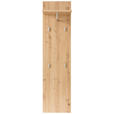 GARDEROBENPANEEL in 40/158/30 cm - Eiche Artisan, Design, Holzwerkstoff/Metall (40/158/30cm) - Xora
