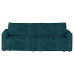 2,5-SITZER in Velours Opal  - Opal/Schwarz, Design, Kunststoff/Textil (240/70/125cm) - Xora