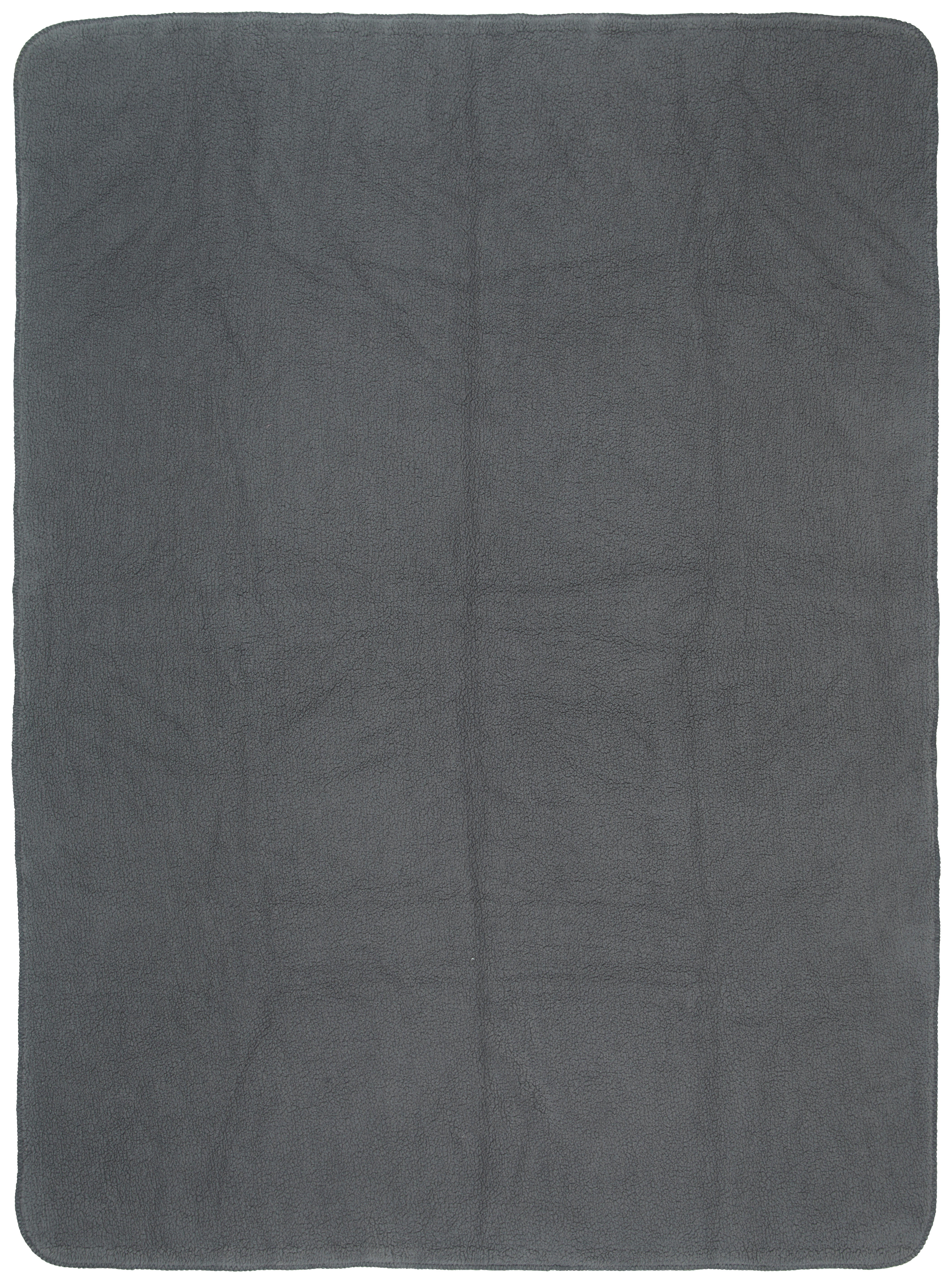 PLAID Teddy 150/200 cm  - Anthrazit, KONVENTIONELL, Textil (150/200cm) - Novel