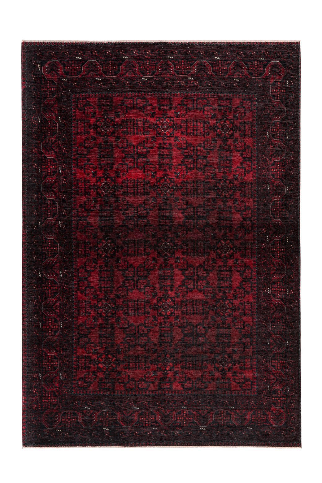 FLACHWEBETEPPICH 200/290 cm Toska 525 Dunkelrot Rot  - Rot, KONVENTIONELL, Textil (200/290cm)