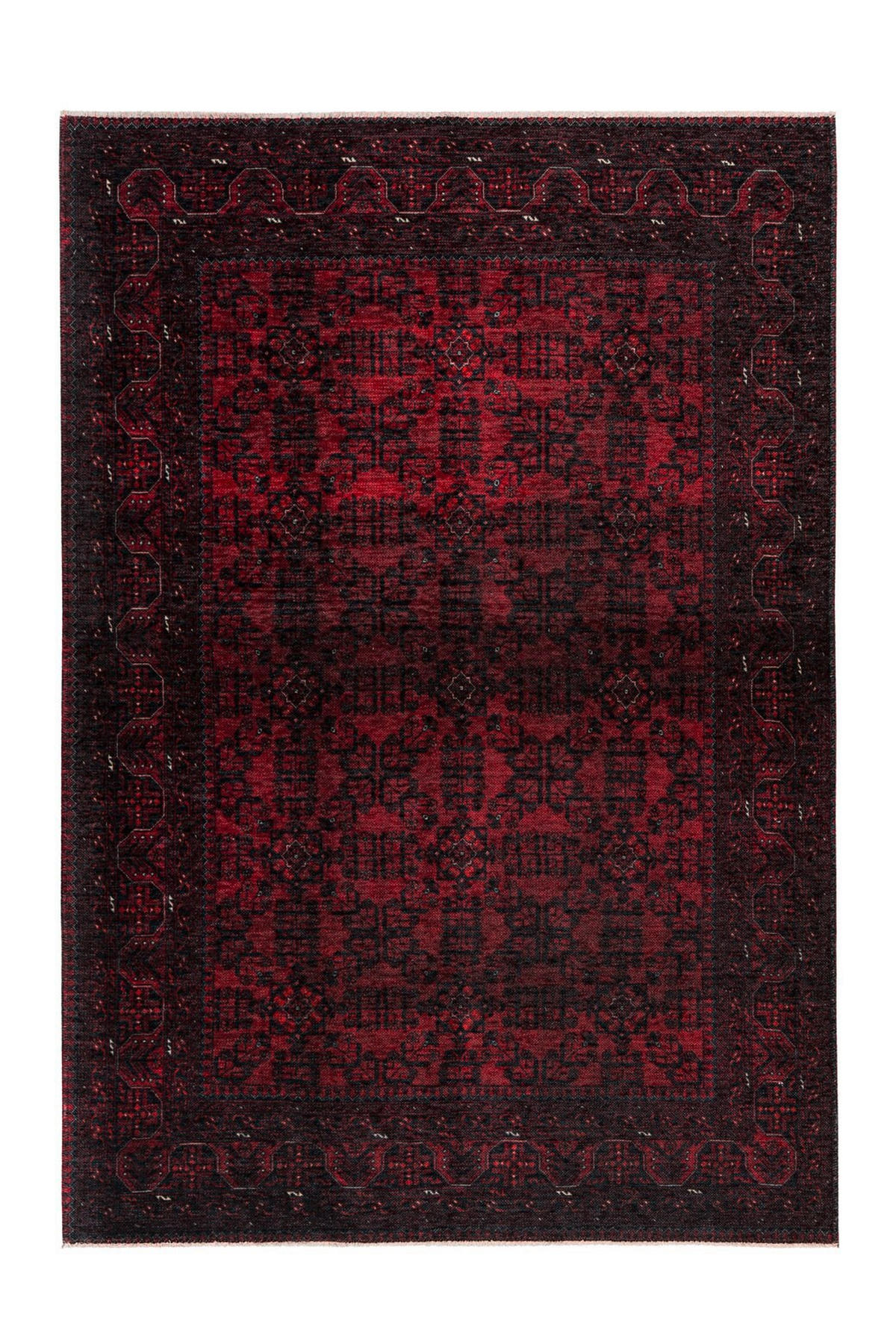 FLACHWEBETEPPICH 200/290 cm Toska 525 Dunkelrot Rot  - Rot, KONVENTIONELL, Textil (200/290cm)