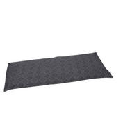 PERNĂ PENTRU BANCĂ - antracit, Konventionell, textil (48/6/115cm)