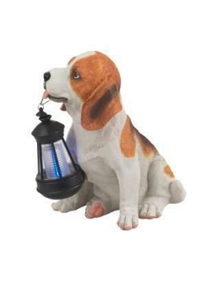 SOLARLEUCHTE - Weiss/Braun, Basics, Kunststoff (18/24,2/26cm) - Globo