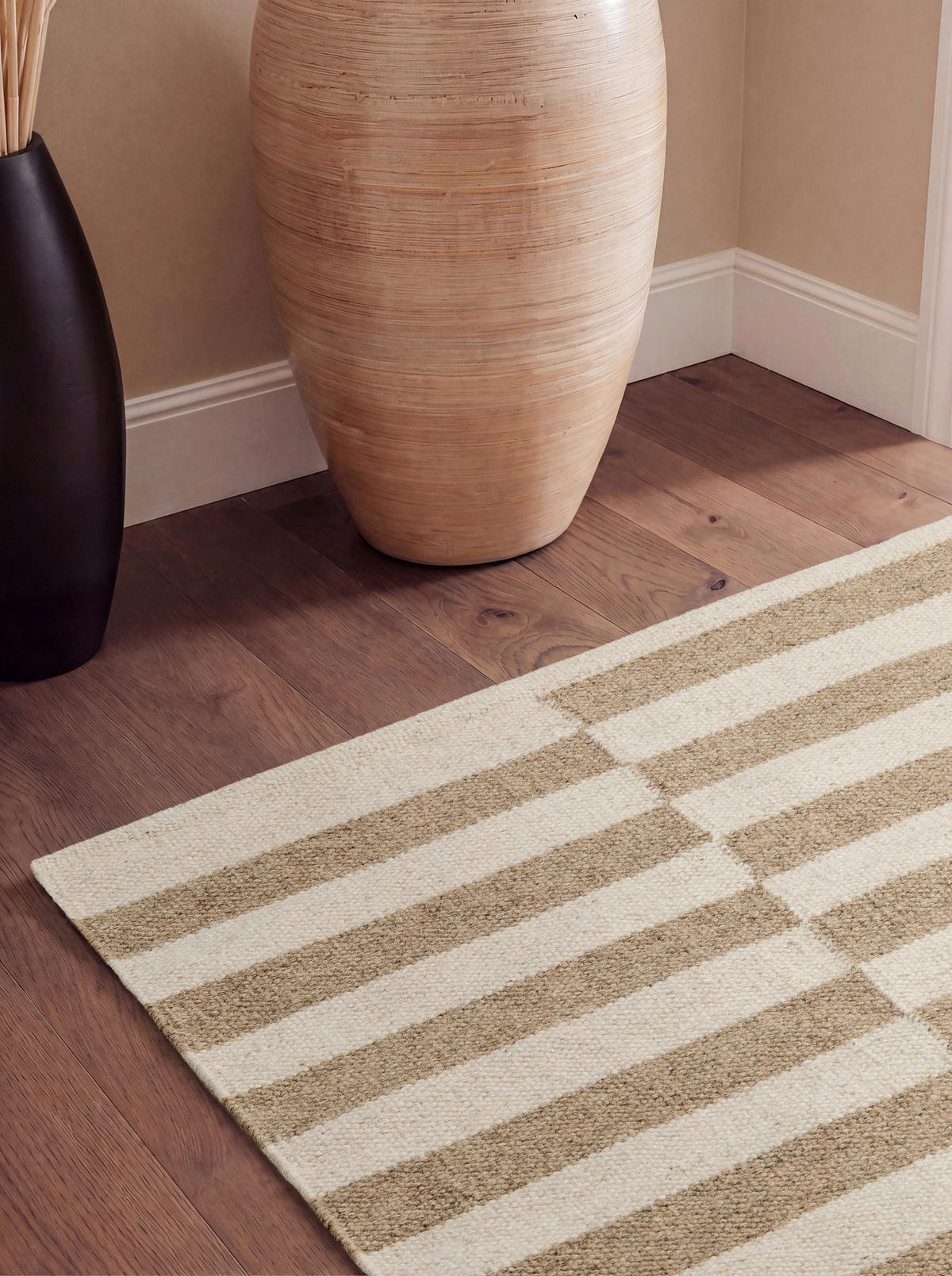 LÄUFER 80/200 cm Vika  - Beige/Weiß, Basics, Textil (80/200cm) - Hanse Home