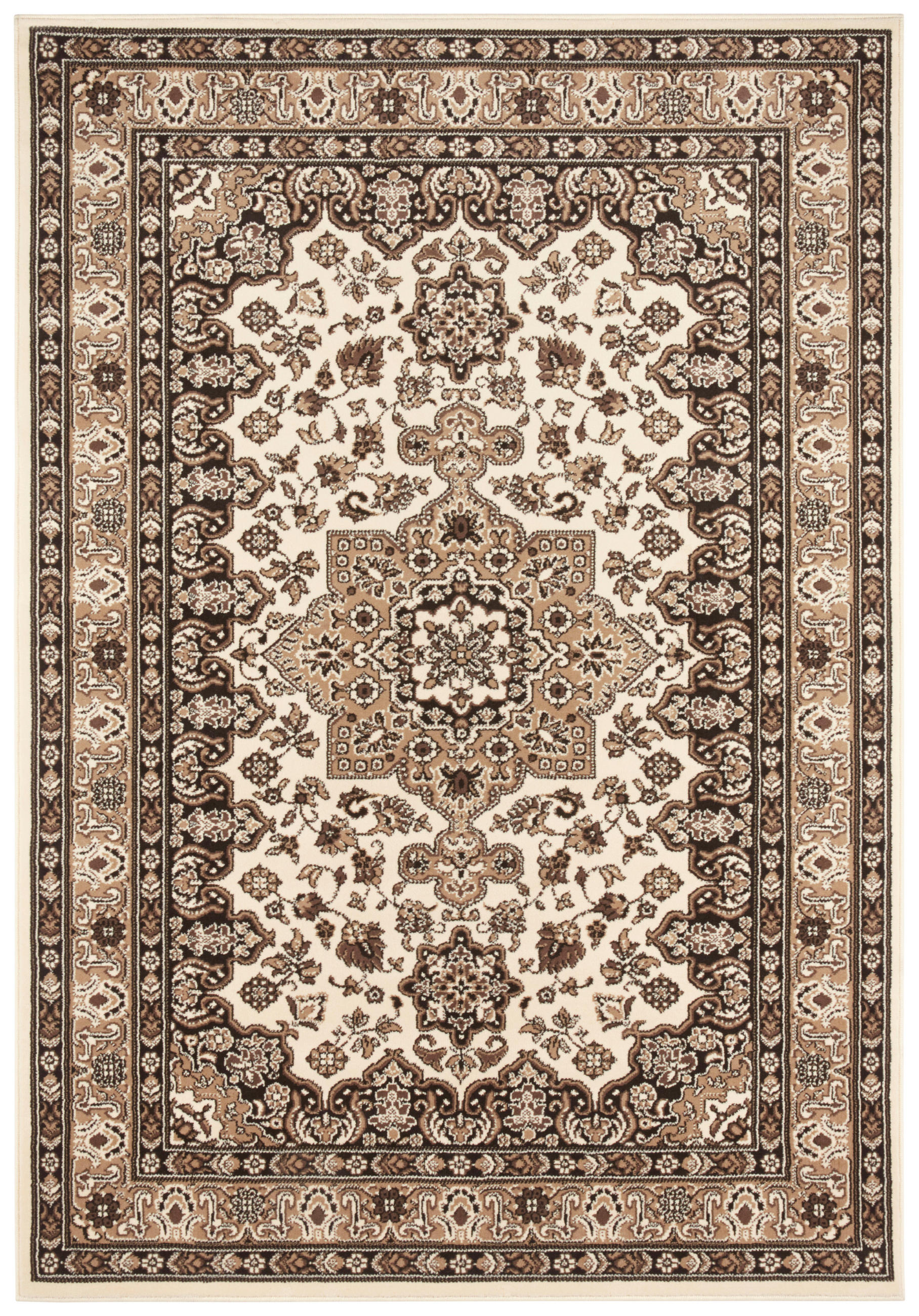 FLACHWEBETEPPICH  Wohnzimmer 200/290 cm Mirkan Multicolor, Beige rechteckig  - Beige/Multicolor, Basics, Kunststoff/Textil (200/290cm) - Hanse Home