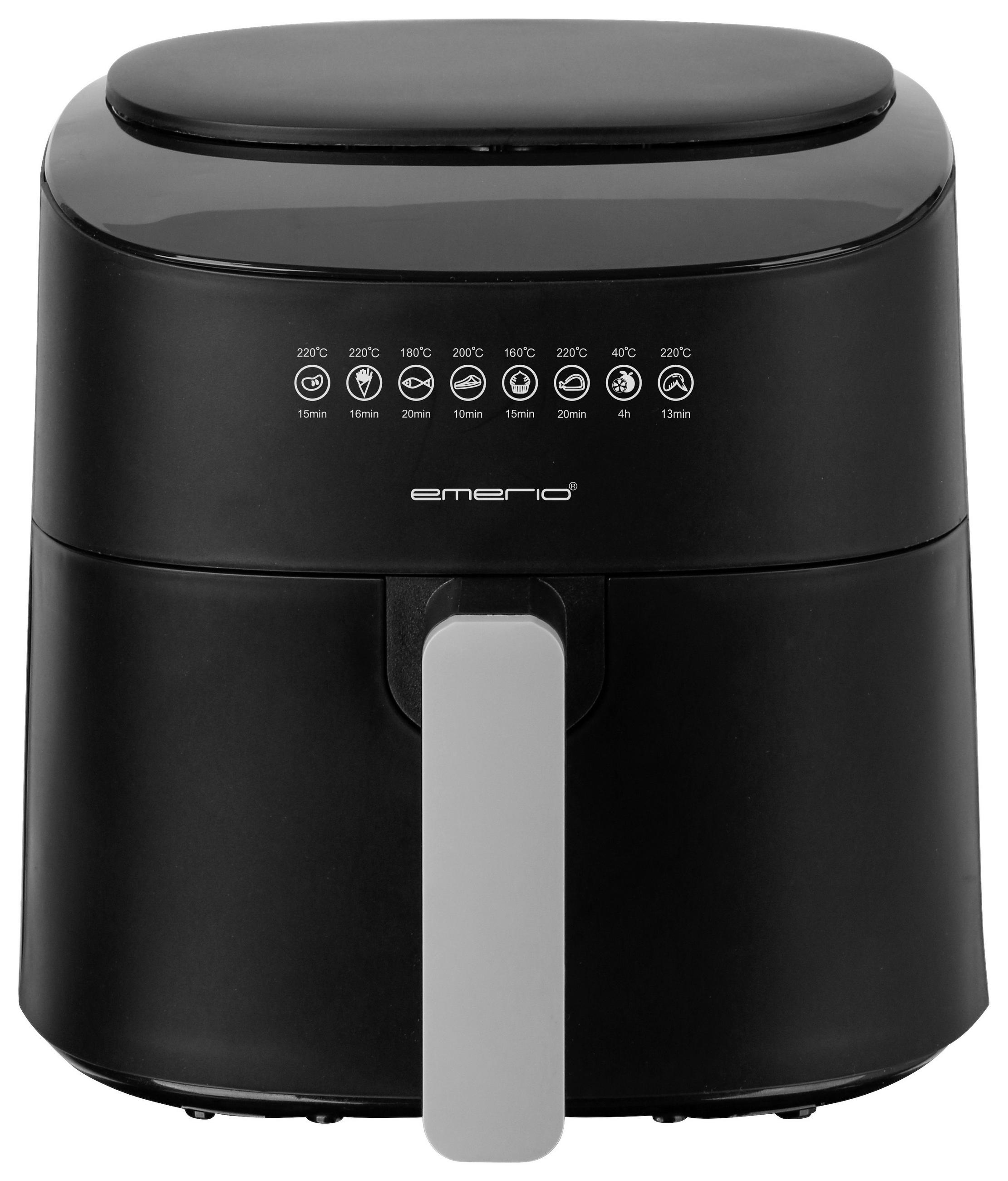 HEIßLUFTFRITTEUSE 4.5 L  - Schwarz, Basics, Kunststoff (30,7/39,5/30,9cm) - EMERIO